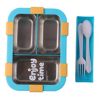 Leak-proof stainless steel food container for kids and adults