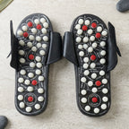 Acupressure sandals for foot relaxation at home, one pair