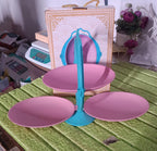 In-use foldable fruit basket on kitchen counter