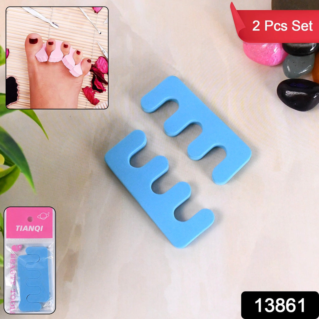 Flexible sponge toe spacers for nail art and foot care