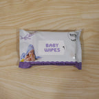 Baby wipes in use for gentle cleaning