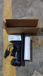 Wet and dry portable car vacuum cleaner with power cord for continuous use.