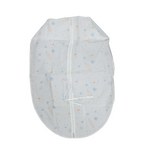 Transparent printed non-woven garment cover displaying clothes inside