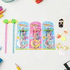 Packaged Candy Themed Pencil Set with writing tools and cute jars