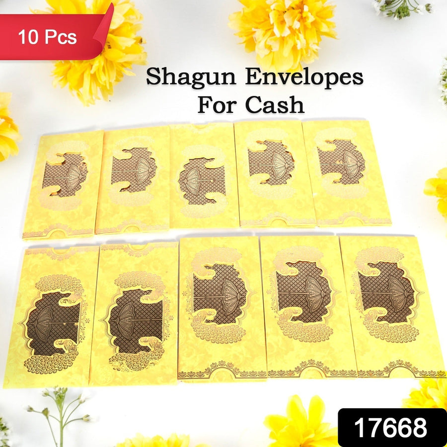 Shagun Envelopes – Premium Cash Gift Set (10 Pcs) | Mist & Relax