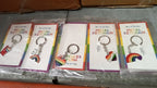 Rainbow Metal Keyring – Stylish & Durable Accessory (1 Pc / Mix Design)