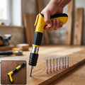 Manual wall fastening nail gun tool set for wood and concrete