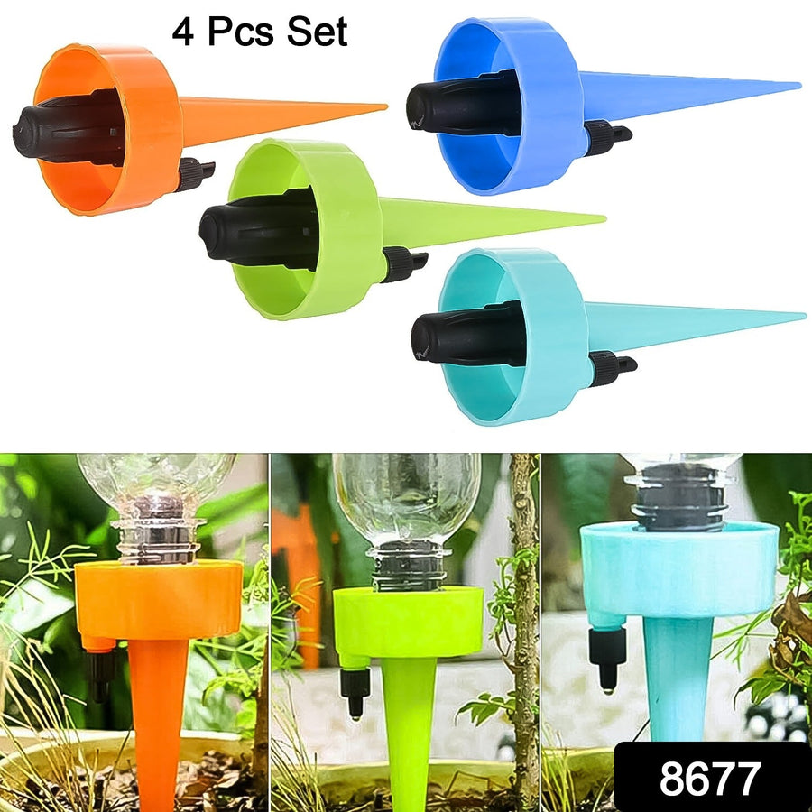 Self-Watering Spikes – Automatic Plant Waterer, 4 Pcs | Grow Garden Tools