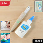 Multipurpose stationery combo containing white glue and correction pen