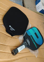 Protective zippered cover included for fiberglass pickleball paddle storage