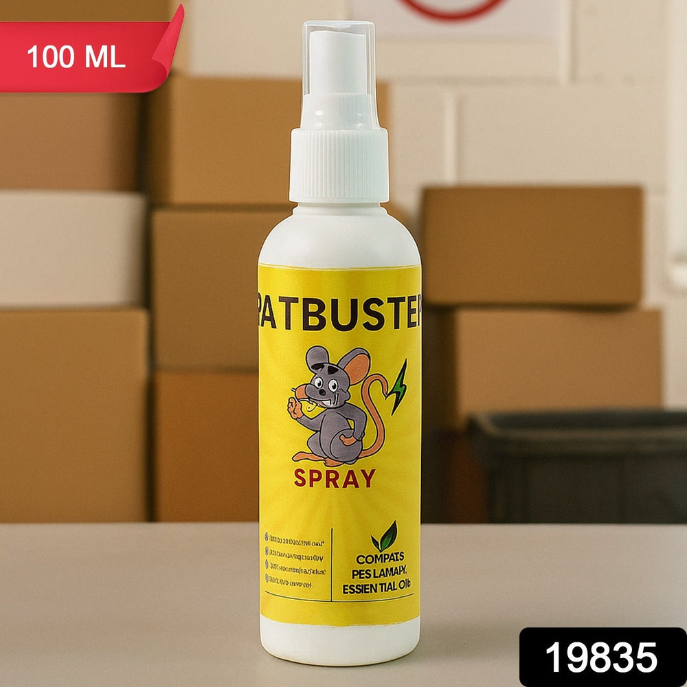 Herbal Rat Repellent Spray applied indoors to prevent rodents