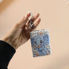 Vanity mirror keychain featuring cute animal elephant design