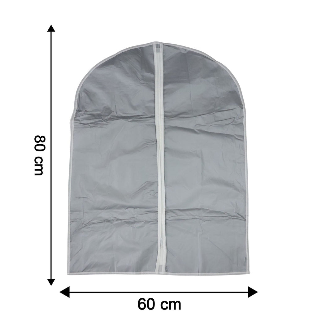 Garment cover displaying 60x80 cm dimensions for clothing protection