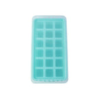 Reusable ice cube tray with lid for freezer convenience