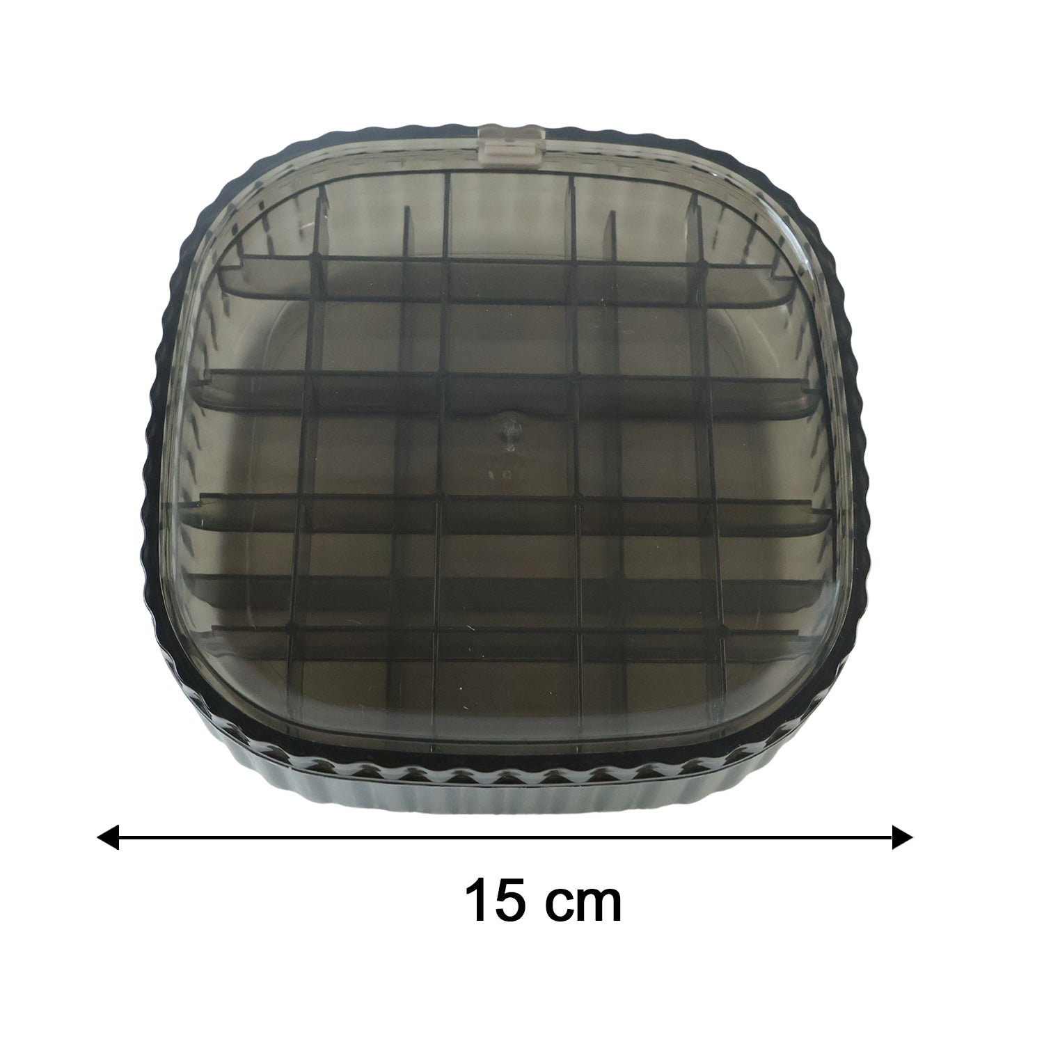 Bead and craft storage box with adjustable sections