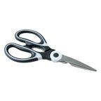 Multi-Function Kitchen Scissor demonstrating its integrated fish scale remover.