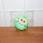 Cartoon coin pouch placed in a lifestyle setting showing portability