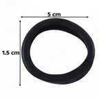 Reusable silicone luggage wheel guards for quieter travel