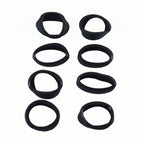 Protective wheel covers for suitcases and spinner luggage