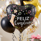 Black foil balloon for kids' birthday parties
