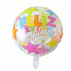 Shiny festive balloon in bright colors for party decoration