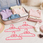 Lightweight kids clothes hangers for nursery wardrobes