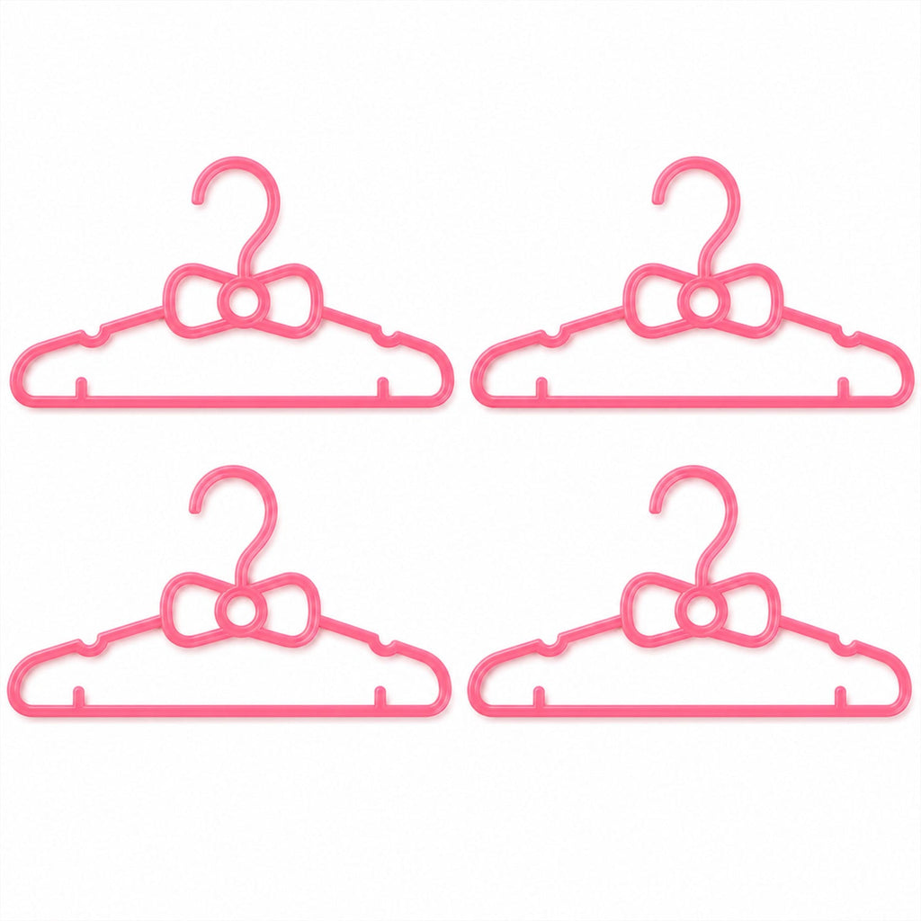 Durable plastic baby hangers for tops, dresses and coats