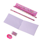 Colorful kids stationery gift set in carrying bag