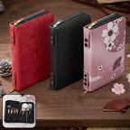 Elegant and functional makeup storage pouch for daily and travel use