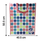 Size chart showing dimensions of carry hand bag