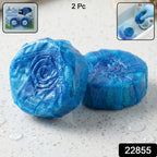 Pack of 2 blue toilet cleaning blocks for cisterns