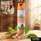 Sandalwood scent air freshener spray bottle for indoor use