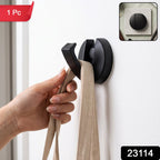 Folding wall hook with screws for coats, bags and towels