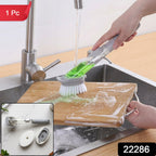 Dish cleaning brush kitchen sink