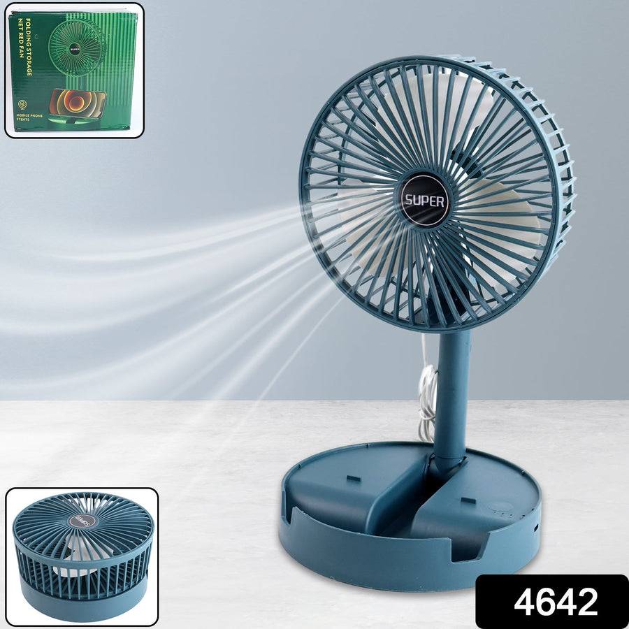 Portable Desktop Fan – Adjustable, Silent, Foldable | Velvet Wellness