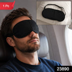 Fabric eye mask flight travel