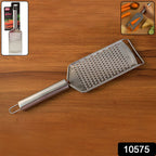 Durable stainless steel vegetable grater with ergonomic handle