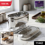 Kitchen storage container with see-through window from Supermom