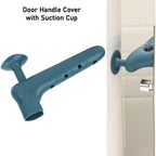 Silicone suction cup door handle cover