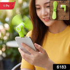 Plug in mini fan for smartphones with soft safe blades