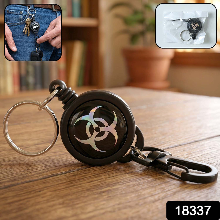 Retractable Keychain – Durable Anti-Lost with Clip | Velvet Wheels