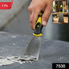 Wide putty scraper ergonomic handle