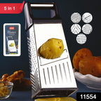 Side view of Apex multipurpose slicer and grater with stainless steel blades