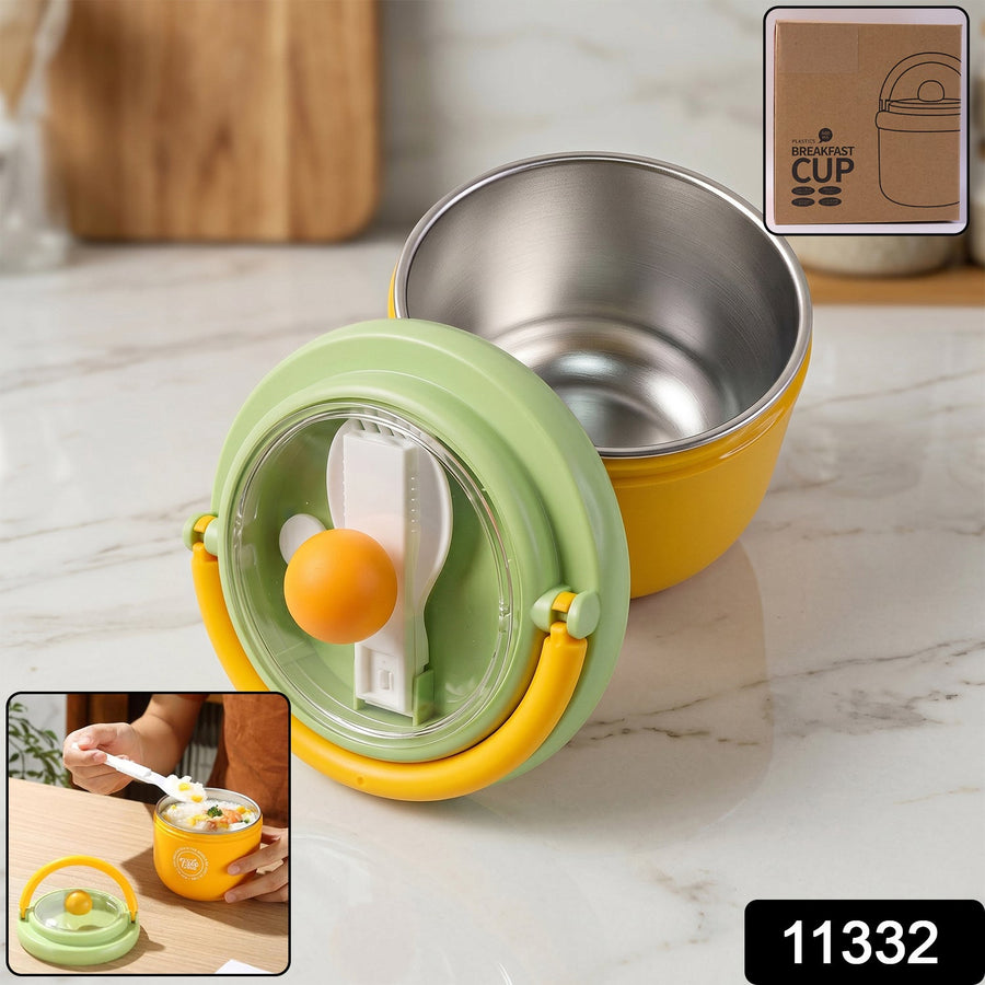 Leak-Proof Stainless Steel Lunch Box – Secure & Durable Design