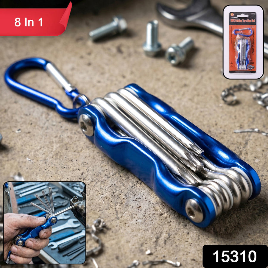 8-in-1 Portable Cycling Repair Tool Kit – Compact & Durable