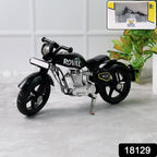 Classic bullet design metal bike toy model for kids and collectors