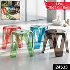 Plastic stool set pack