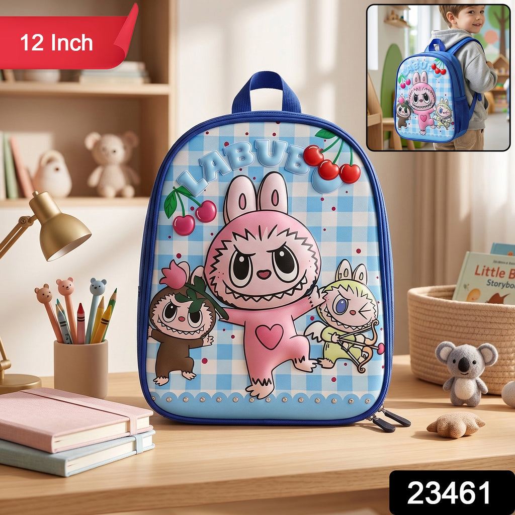 Colorful cartoon printed kids backpack, perfect for kindergarten students