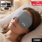 Printed eye mask night rest
