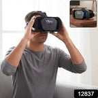 3D VR Box Headset – Adjustable Lenses for Comfortable VR Experience